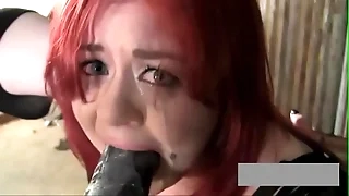 BBW Muddy Dildo Deepthroat