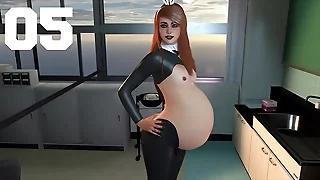 The Gain Trials #05 - BBW Red Head With Small Gut Gets Stuffed